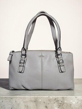 Coach Madison Beige Leather Mini Satchel Handbag
